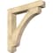 Ekena Millwork Legacy Craftsman Rough Sawn Bracket w/ Offset Brace, Douglas Fir, 8"W x 48"D x 48"H BKT0806X48X48LEC04RDF - alternate 1
